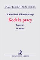 Okładka książki Kodeks pracy. Komentarz