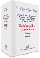 Okładka książki Kodeks spółek handlowych. Komentarz w.8