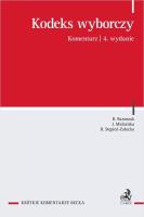 Okładka książki KODEKS WYBORCZY 4 wyd. - Krótkie
Komentarze Becka