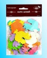 Opakowanie Koguciki brokatowe 32szt