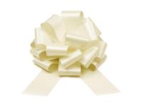 Opakowanie Kokarda dekoracyjna DIY złamana biel 30cm