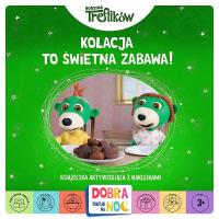 Kolacja to świetna zabawa! Książeczka aktywizująca z naklejkami. Autor: Opracowanie zbiorowe. SmakLiter.pl Okładka książki Kolacja to świetna zabawa! Książeczka aktywizująca z naklejkami