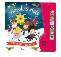 Kolędy do słuchania WESOŁE ŚWIĘTA. Autor: Zespół AWM. SmakLiter.pl Okładka książki Kolędy do słuchania WESOŁE ŚWIĘTA