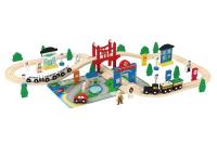 Opakowanie Kolejka drewniana Miasto 80 el.