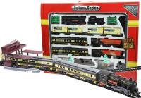 Kolejka gigant 7 wagonów ze światłem 10m. Wydawca: Leantoys. SmakLiter.pl Opakowanie Kolejka gigant 7 wagonów ze światłem 10m