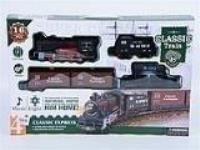 Opakowanie Kolejka na baterie 16 części dym z lokomotywy