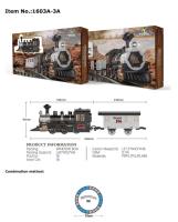 Kolejka na baterie światło i dźwięk 9/18. Wydawca: Rastar. SmakLiter.pl Opakowanie Kolejka na baterie światło i dźwięk 9/18