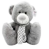 Opakowanie Kolekcja srebrna miś szary 25cm