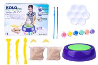 Opakowanie Koło garncarskie na bat. + glina, farbki i narzędzia