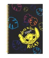 Kołobrulion A4 Disney Black Stitch plastikowa spirala 100 kartek wzór 1. Wydawca: Patio. SmakLiter.pl Opakowanie Kołobrulion A4 Disney Black Stitch plastikowa spirala 100 kartek wzór 1