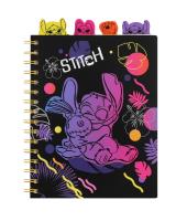 Kołobrulion A5 Disney Black Stitch 100 kartek wzór 2. Wydawca: Patio. SmakLiter.pl Opakowanie Kołobrulion A5 Disney Black Stitch 100 kartek wzór 2