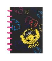 Kołobrulion A5 Disney Black Stitch big ring 100 kartek wzór 1. Wydawca: Patio. SmakLiter.pl Opakowanie Kołobrulion A5 Disney Black Stitch big ring 100 kartek wzór 1