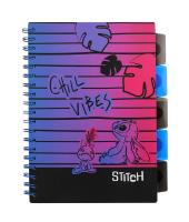 Kołobrulion B5 Disney Black Stitch 100 kartek wzór 3. Wydawca: Patio. SmakLiter.pl Opakowanie Kołobrulion B5 Disney Black Stitch 100 kartek wzór 3