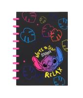 Kołobrulion B5 Disney Black Stitch big ring 100 kartek wzór 1. Wydawca: Patio. SmakLiter.pl Opakowanie Kołobrulion B5 Disney Black Stitch big ring 100 kartek wzór 1