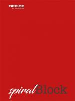 Kołonotatnik A4/80K linia bordowy (5szt). Wydawca: Office. SmakLiter.pl Opakowanie Kołonotatnik A4/80K linia bordowy (5szt)