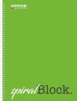 Kołonotatnik A4 Office Products w kratkę zielony. Wydawca: Office Products. SmakLiter.pl Opakowanie Kołonotatnik A4 Office Products w kratkę zielony