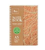 Kołonotatnik A5/80K kratka korek. Wydawca: TETIS. SmakLiter.pl Opakowanie Kołonotatnik A5/80K kratka korek