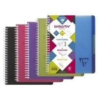 Kołonotatnik A5+/90K kratka PP Evolutiv mix (5szt). Wydawca: Clairefontaine. SmakLiter.pl Opakowanie Kołonotatnik A5+/90K kratka PP Evolutiv mix (5szt)