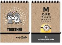 Opakowanie Kołonotes A6/96K kratka Minionki (10szt)