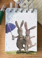 Opakowanie Kołonotes A7 SSN47 Króliki w deszczu