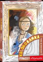 Kolororamka L Dama z łasiczką. Wydawca: Monumi. SmakLiter.pl Opakowanie Kolororamka L Dama z łasiczką