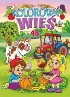 Kolorowa wieś. Autor: Ernest Błędowski Włodzimierz Kruszewski. SmakLiter.pl Okładka książki Kolorowa wieś