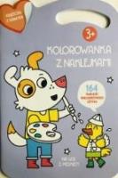 Kolorowana z naklejkami. Na wsi z pieskiem. Autor:   Praca zbiorowa. SmakLiter.pl Okładka książki Kolorowana z naklejkami. Na wsi z pieskiem