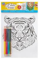 Kolorowanie po numerach + kredki, wzór ZWIERZĘTA.. Wydawca: ANTELLA. SmakLiter.pl Opakowanie Kolorowanie po numerach + kredki, wzór ZWIERZĘTA.