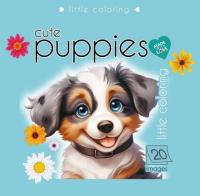 Opakowanie Kolorowanka 140x140 Słodkie pieski turkusowa