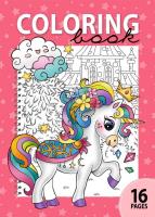 Opakowanie Kolorowanka A4 16 obrazków Jednorożce