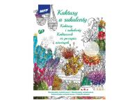 Kolorowanka antystresowa Kaktusy i sukulenty. Wydawca: MFP. SmakLiter.pl Opakowanie Kolorowanka antystresowa Kaktusy i sukulenty