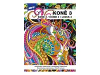 Kolorowanka antystresowa Konie 3. Wydawca: MFP. SmakLiter.pl Opakowanie Kolorowanka antystresowa Konie 3