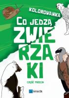 Kolorowanka: Co jedzą zwierzaki cz.3. Autor: Dawid Wysocki. SmakLiter.pl Okładka książki Kolorowanka: Co jedzą zwierzaki cz.3