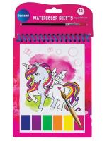 Kolorowanka do malowania wodą Jednorożce 12 obraz. Wydawca: Centrum. SmakLiter.pl Opakowanie Kolorowanka do malowania wodą Jednorożce 12 obraz