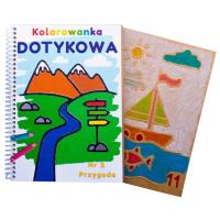 Okładka książki Kolorowanka dotykowa nr 2 Przygoda