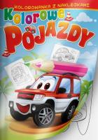 Okładka książki Kolorowanka kolorowe pojazdy