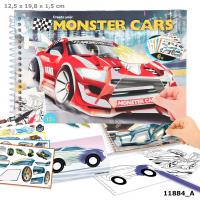 Opakowanie Kolorowanka Monster Cars z naklejkami 11884A
