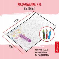 Kolorowanka podłogowa Coloring Poster XXL Baletnice. Wydawca: Monumi. SmakLiter.pl Opakowanie Kolorowanka podłogowa Coloring Poster XXL Baletnice