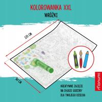Kolorowanka podłogowa Coloring Poster XXL Wróżki. Wydawca: Monumi. SmakLiter.pl Opakowanie Kolorowanka podłogowa Coloring Poster XXL Wróżki