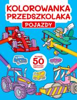 Okładka książki Kolorowanka przedszkolaka. Pojazdy