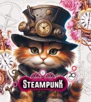 Opakowanie Kolorowanka usztywniana Steampunk Kot