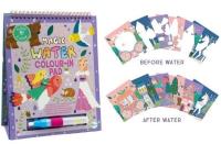 Kolorowanka Wodna z Pisakiem Bajkowy Świat. Wydawca: Floss & Rock. SmakLiter.pl Opakowanie Kolorowanka Wodna z Pisakiem Bajkowy Świat