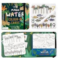 Opakowanie Kolorowanka Wodna z Pisakiem Dinozaury 10 kart
