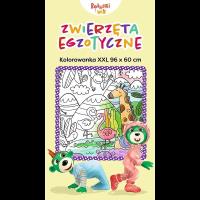 Kolorowanka XXL. Zwierzęta egzotyczne. Wydawca: Trefl Books. SmakLiter.pl Opakowanie Kolorowanka XXL. Zwierzęta egzotyczne