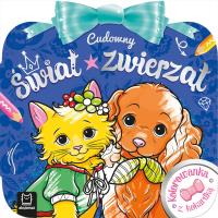 Okładka książki Kolorowanka z kokardką. Cudowny świat zwierząt