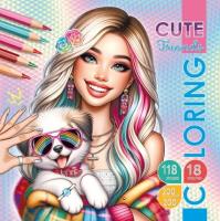 Opakowanie Kolorowanka z naklejkami 200x200 Zwierzęcy przyjac