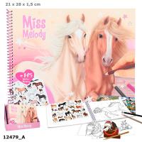 Opakowanie Kolorowanka z naklejkami Miss Melody 12479A