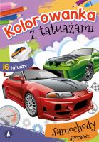 Okładka książki Kolorowanka z tatuażami. Samochody sportowe