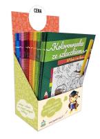Okładka książki Kolorowanka ze szlaczkiem display 60szt