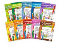 Okładka książki Kolorowanka ze szlaczkiem - zestaw 10szt